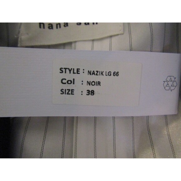 Hana San Blazer One Button Stretch Knit Jacket Retail $495 NWT Womens Size 38 - Picture 10 of 11